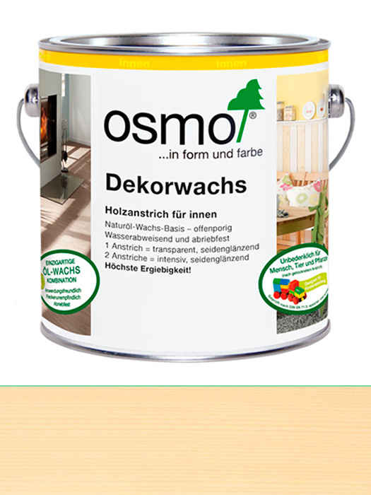 Кольорова прозора олія Osmo Dekorwachs Transparent 2,5 L Безбарвне 3101 (4006850100057)