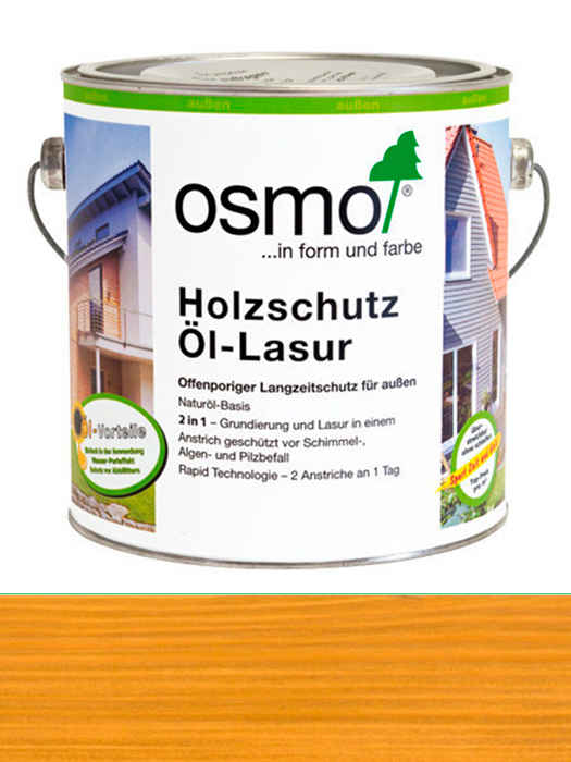 Захисна олія-лазур Osmo Holzschutz-Lasur 25 L Сосна 700 (4006850101467)