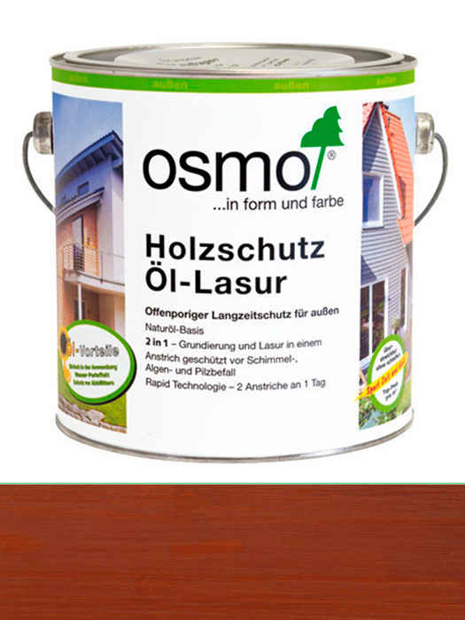 Защитное масло-лазурь Osmo Holzschutz-Lasur 2,5 L Махагон 703 (4006850101481)