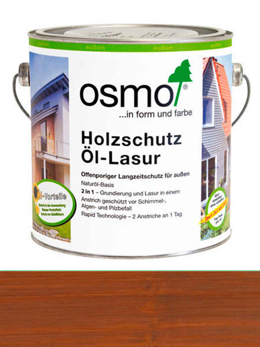 Захисна олія-лазур Osmo Holzschutz-Lasur 25 L Тік 708 (4006850101580)