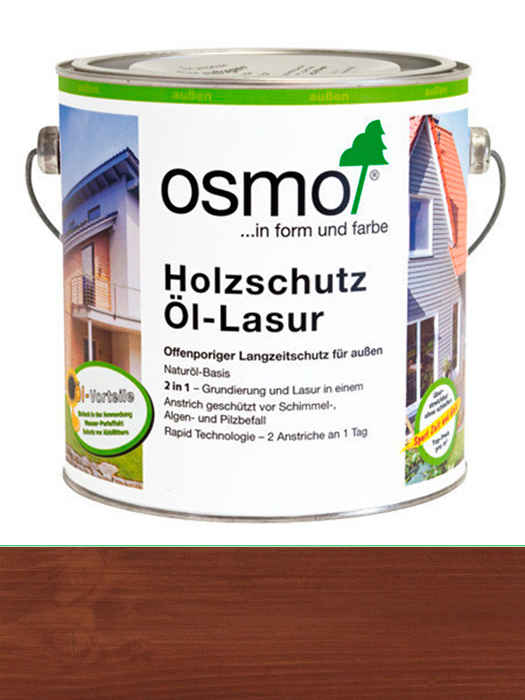 Защитное масло-лазурь Osmo Holzschutz-Lasur 2,5 L Палисандр 727 (4006850102419)