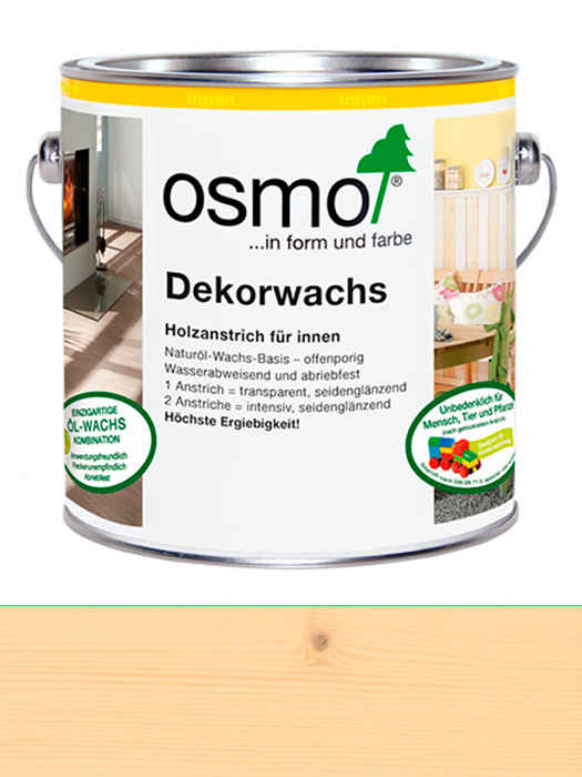 Кольорова прозора олія Osmo Dekorwachs Transparent 0,75 L Береза 3136 (4006850102822)