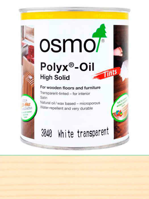 Кольорова олія з твердим воском Osmo Hartwachs-Ol Farbig 2,5 L Біле 3040 (4006850112463)