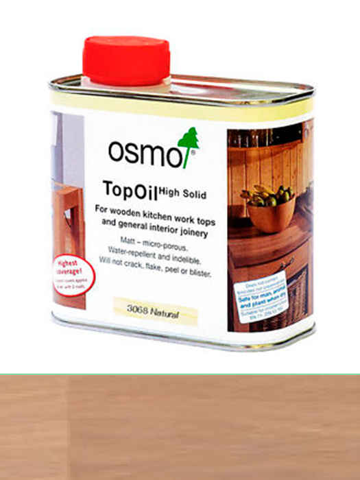 Олія з твердим воском для меблів і стільниць Osmo TopOil 0,125 L Натур 3068