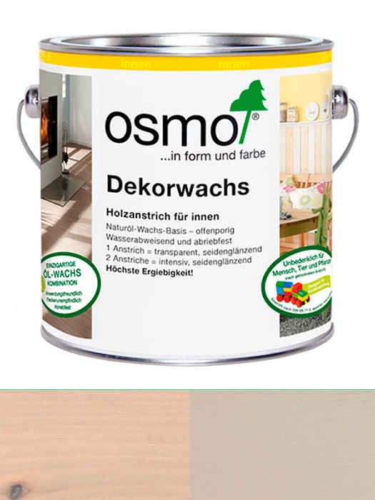 Універсальна кольорова олія Osmo Dekorwachs Intensive Töne 0,75 L Галька 3181 (4006850394029)