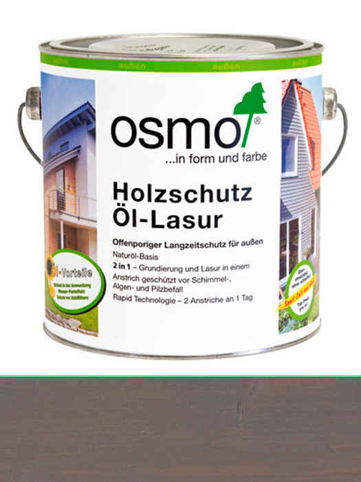 Захисна олія-лазур Osmo Holzschutz-Lasur 0,75 L Патіна 905 (4006850456550)
