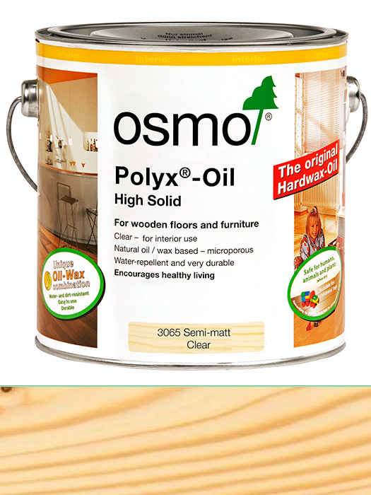 Олія з твердим воском для захисту підлоги Osmo Hartwachs-Ol Original 0,75 L Напівматове 3065 (4006850674404)