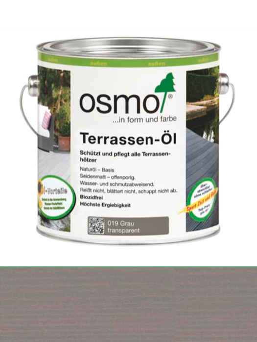 Олія для терас Osmo Terrassen-Ole 2,5 L Сіре 019 (4006850678365)