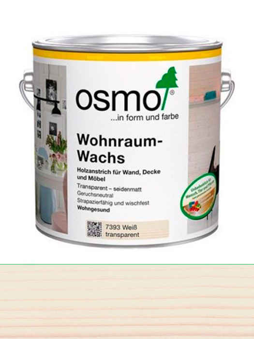 Віск Osmo WOHNRAUM-WACHS 0,75 L Білий прозорий 7393 (4006850735730)