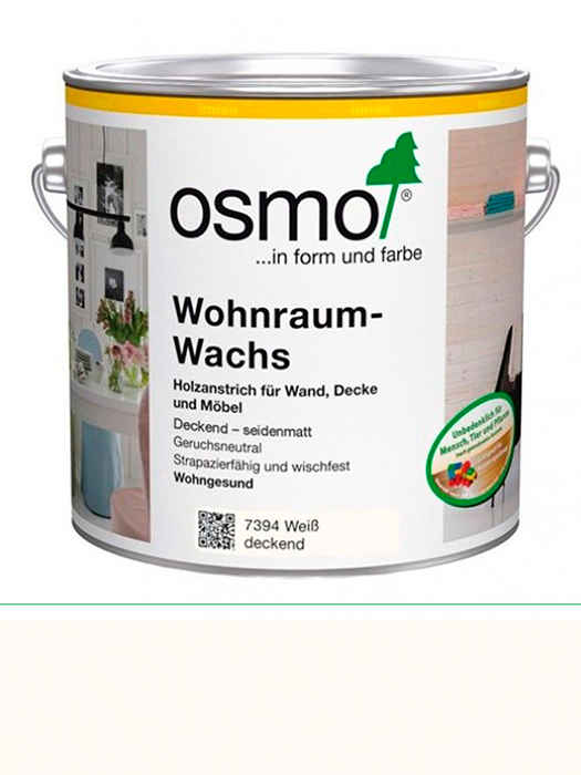 Віск Osmo WOHNRAUM-WACHS 2,5 L Білий непрозорий 7394 (4006850735778)