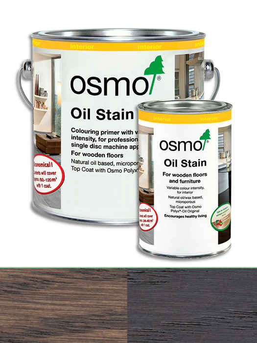 Кольорова олія Osmo OL-BEIZE (Морилка для дерева) 0,5 L Графіт 3514
