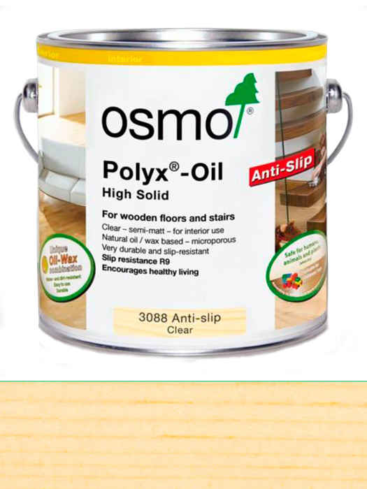 Олія з антиковзаючим ефектом Osmo HARTWACHS-ÖL Anti-Rutsch 0,125 L Безбарвне напівматове R9 Anti-Rutsch 3088 (4006850882161)