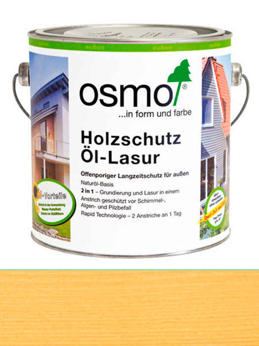 Защитное масло-лазурь Osmo Holzschutz-Lasur 0,125 L Бесцветное матовое, без УФ-защиты 701
