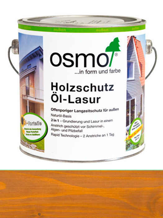 Захисна олія-лазур Osmo Holzschutz-Lasur 0,125 L Дуб 706