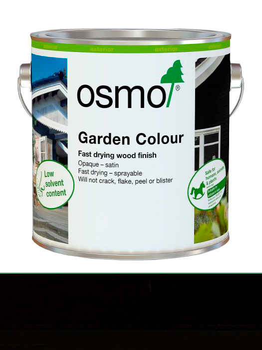 Непрозора фарба Osmo Garden Colour 0,75 L вугільно-чорний 7505
