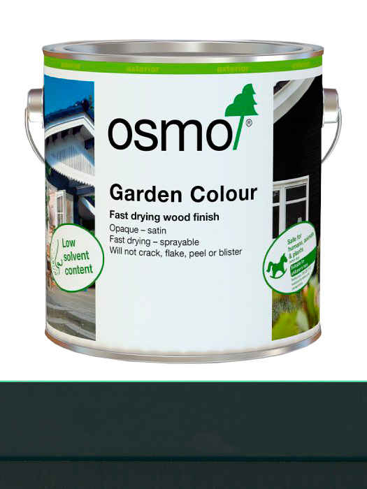 Непрозора фарба Osmo Garden Colour 2,5 L сірий антрацит 7716