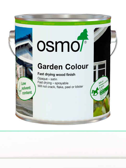 Непрозора фарба Osmo Garden Colour 0,75 L трафік білий 7500