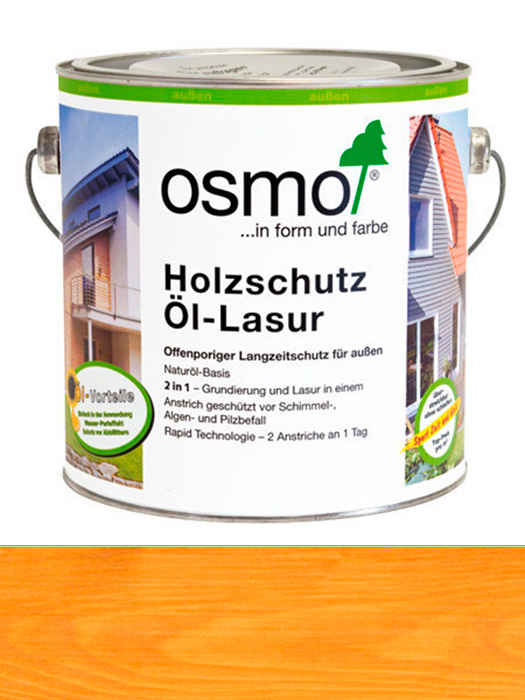 Захисна олія-лазур Osmo Holzschutz-Lasur 0,125 L Дуб світлий 732