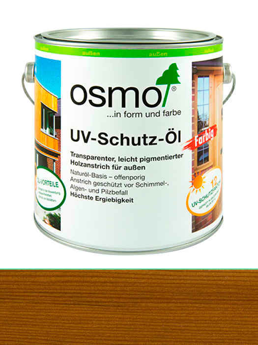 Защитное масло с УФ-фильтром Osmo UV-Schutz-Ol 2,5 L Кедр красный 431