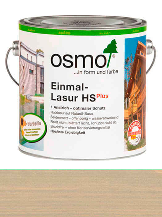 Одношарова лазур Osmo Einmal-Lasur HS plus 0,125 L Сірий базальт 9203