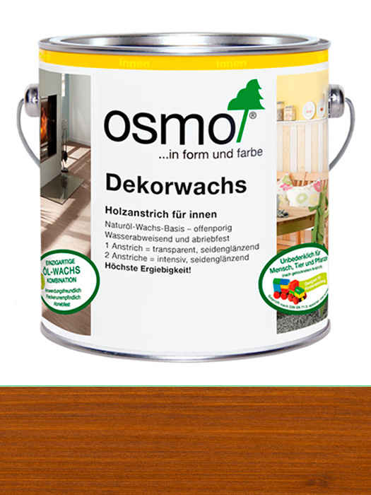 Кольорова прозора олія Osmo Dekorwachs Transparent 0,375 L Лапаччо 3144