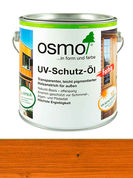 Захисна олія з УФ-фільтром Osmo UV-Schutz-Ol 2,5 L Кедр 428