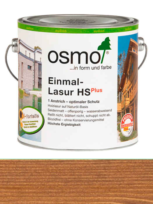 Одношарова лазур Osmo Einmal-Lasur HS plus 0,125 L Горіх 9261
