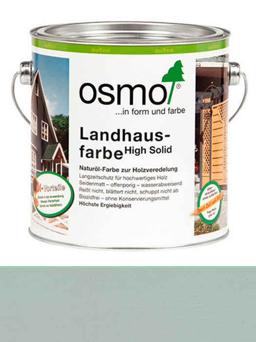 Защитное цветное не прозрачное масло Osmo Landhausfarbe 0,125 L Дымчато-серая 2735