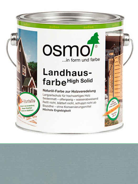 Захисна кольорова не прозора олія Osmo Landhausfarbe 0,125 L Сірий туман 2742