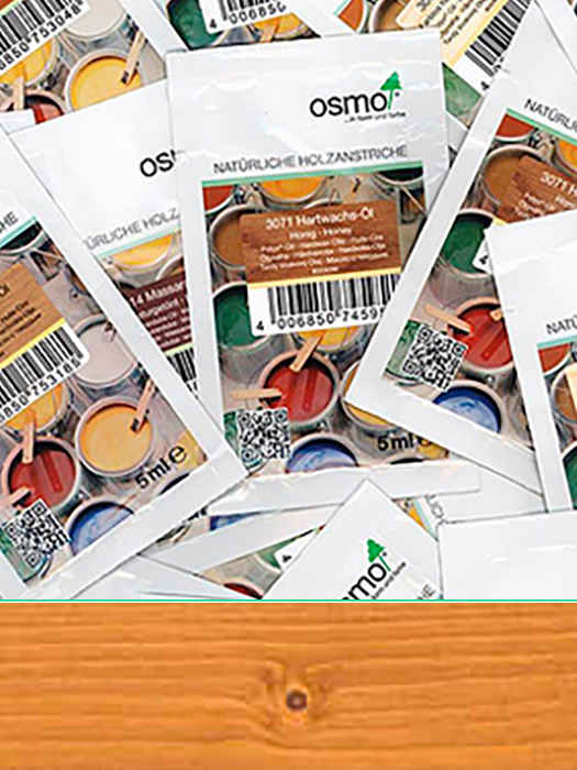 Кольорова прозора олія Osmo Dekorwachs Transparent 5 ml Клен 3123 (4006850746057)