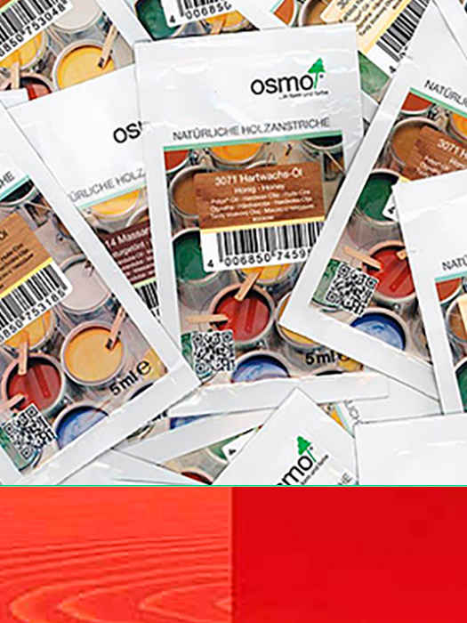 Універсальна кольорова олія Osmo Dekorwachs Intensive Töne 5 ml Червоне 3104 (4006850759156)