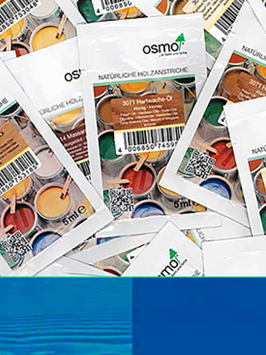 Універсальна кольорова олія Osmo Dekorwachs Intensive Töne 5 ml Сине 3125 (4006850759194)