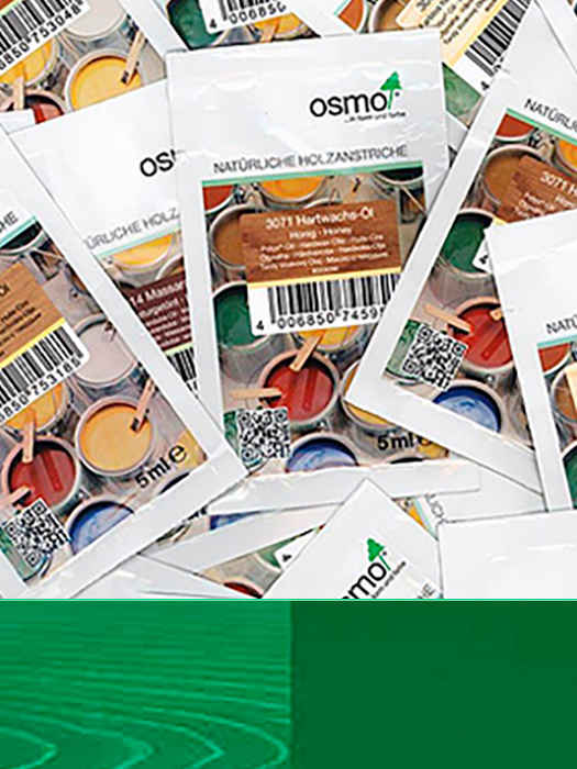 Універсальна кольорова олія Osmo Dekorwachs Intensive Töne 5 ml Зелене 3131 (4006850759231)