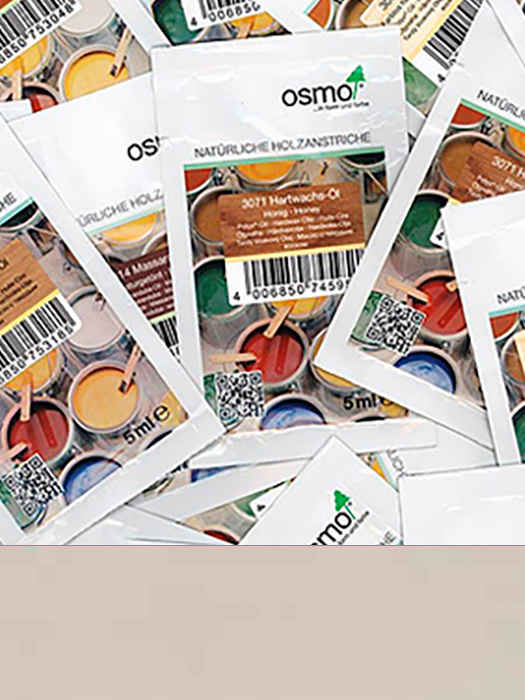 Захисна кольорова непрозора олія Osmo Landhausfarbe 5 ml Світло-сіра 2708 (4006850751433)