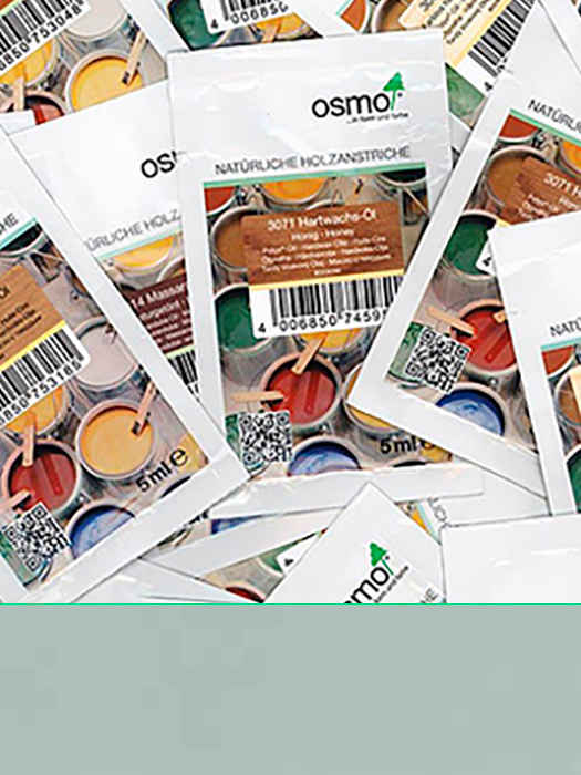 Захисна кольорова непрозора олія Osmo Landhausfarbe 5 ml Димчасто-сіра 2735 (4006850751440)