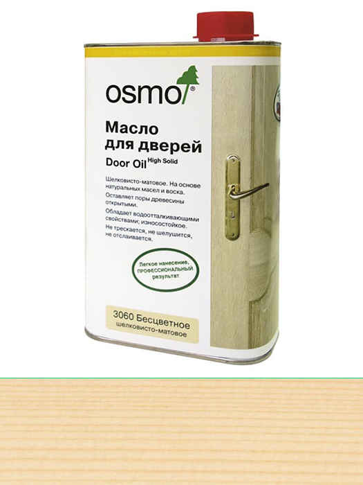 Олія для дверей Osmo Door Oil 1 L Колір необробленої деревини, матове 3033